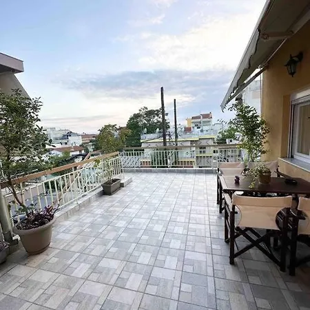 Sunny Rooftop House Thessalonique Extérieur photo